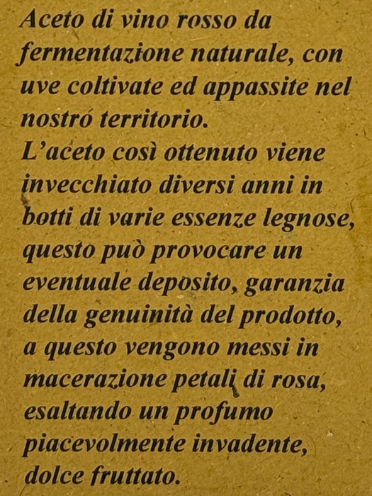 Aceto di vino invecchiato d'uva passita  -  Acetaia Bonfigliol - vaigustando