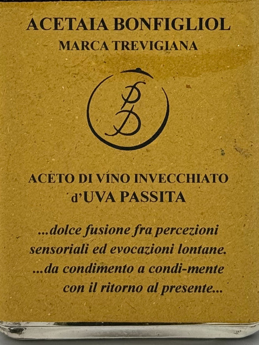 Aceto di vino invecchiato d'uva passita  -  Acetaia Bonfigliol - vaigustando