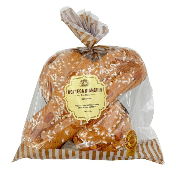 Colomba Pasquale con arancia candita e mandorle tostate