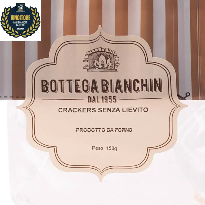 Crackers senza lievito all'Olio Extra Vergine di Oliva 150g  -  Bottega Bianchin - vaigustando