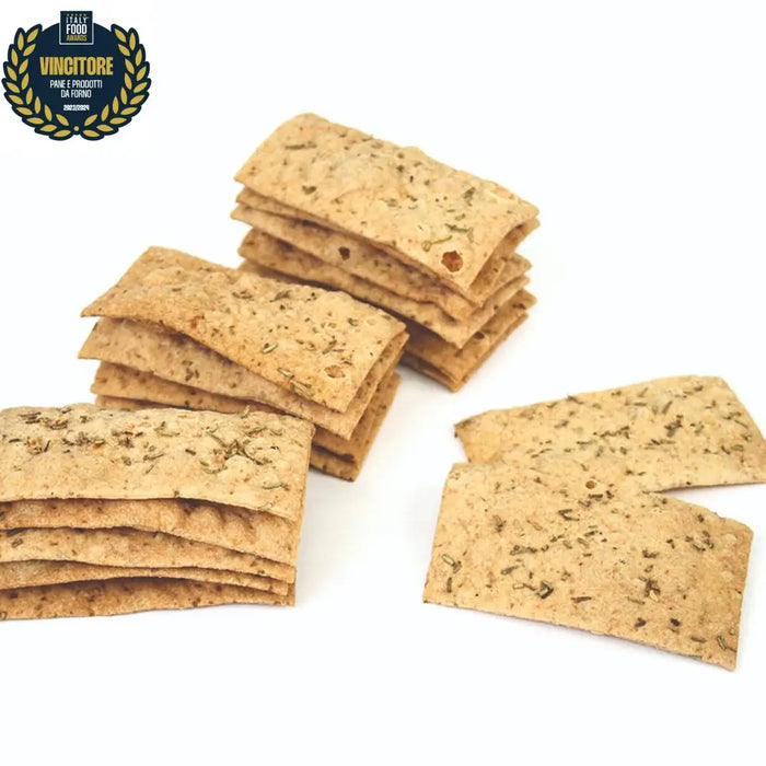 Crackers senza lievito con Rosmarino 150g  -  Bottega Bianchin - vaigustando