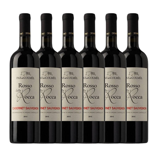 Box 6 Bottiglie - Asolo Montello Rosso della Rocca Cabernet Sauvignon DOC annata 2015  -  Pat del Colmel - vaigustando